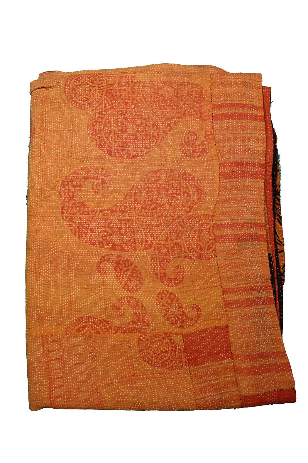 Kantha vintage tæppe – Håndsyet Recycled Bomuld | ca 210*140 cm | MASALA