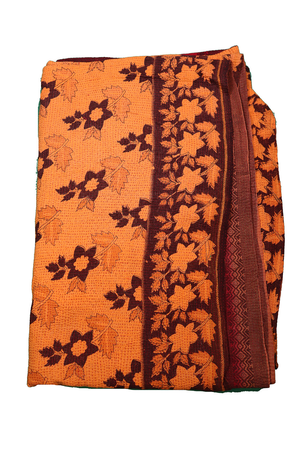 Kantha vintage tæppe – Håndsyet Recycled Bomuld | ca 210*140 cm | MASALA