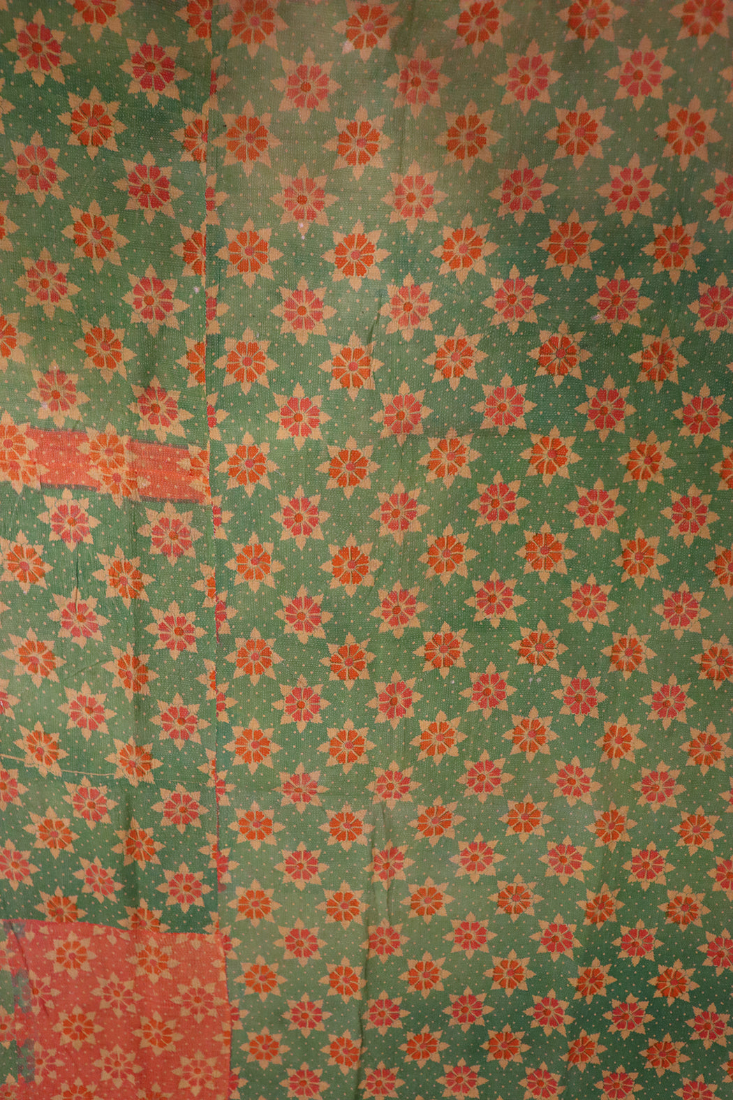 Kantha vintage throw approx 140x210 cm, cotton