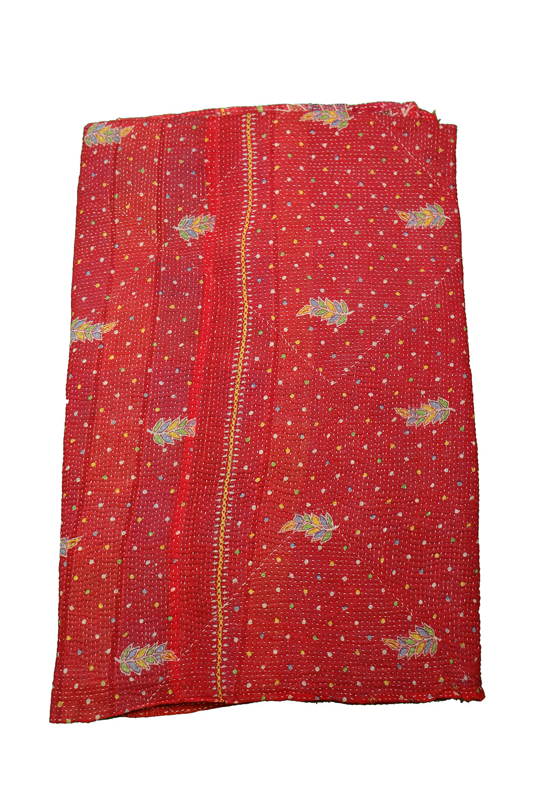 Kantha vintage tæppe – Håndsyet Recycled Bomuld | ca 210*140 cm | MASALA