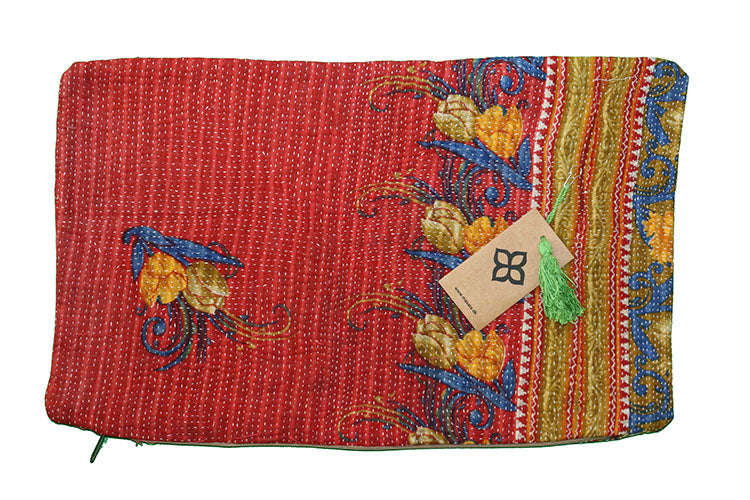 Sari vintage kantha cushion 30*50 cm