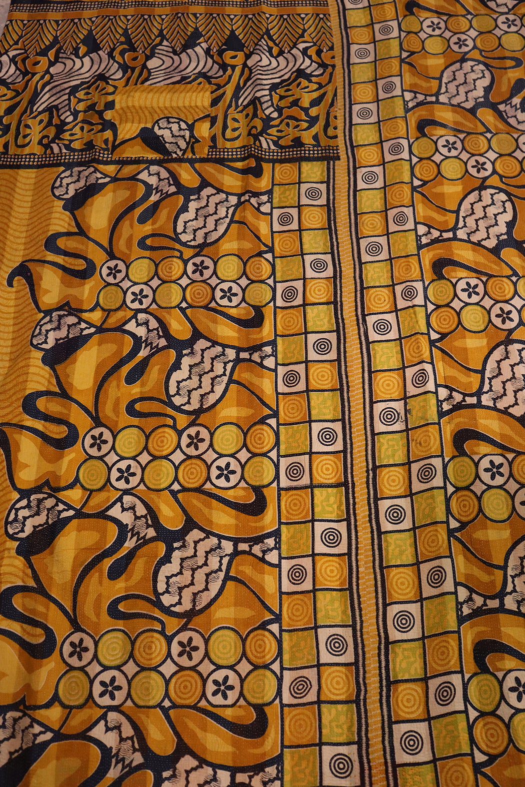 Kantha vintage throw approx 140x210 cm, cotton