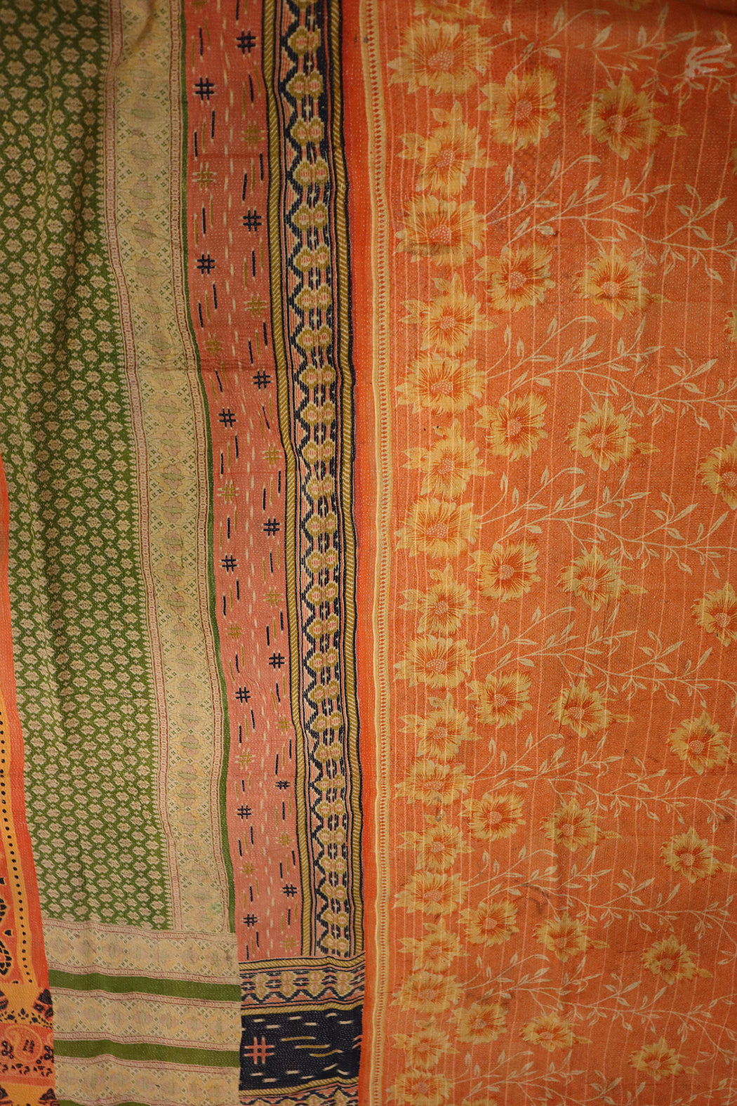 Kantha vintage throw approx 140x210 cm, cotton