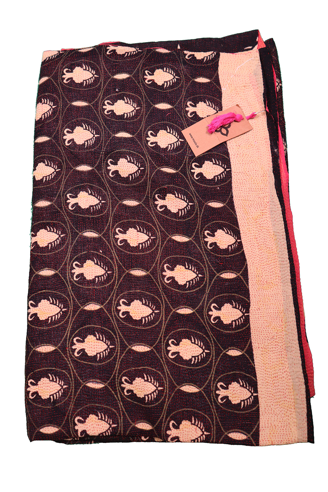 Kantha vintage tæppe – Håndsyet Recycled Bomuld | ca 210*140 cm | MASALA