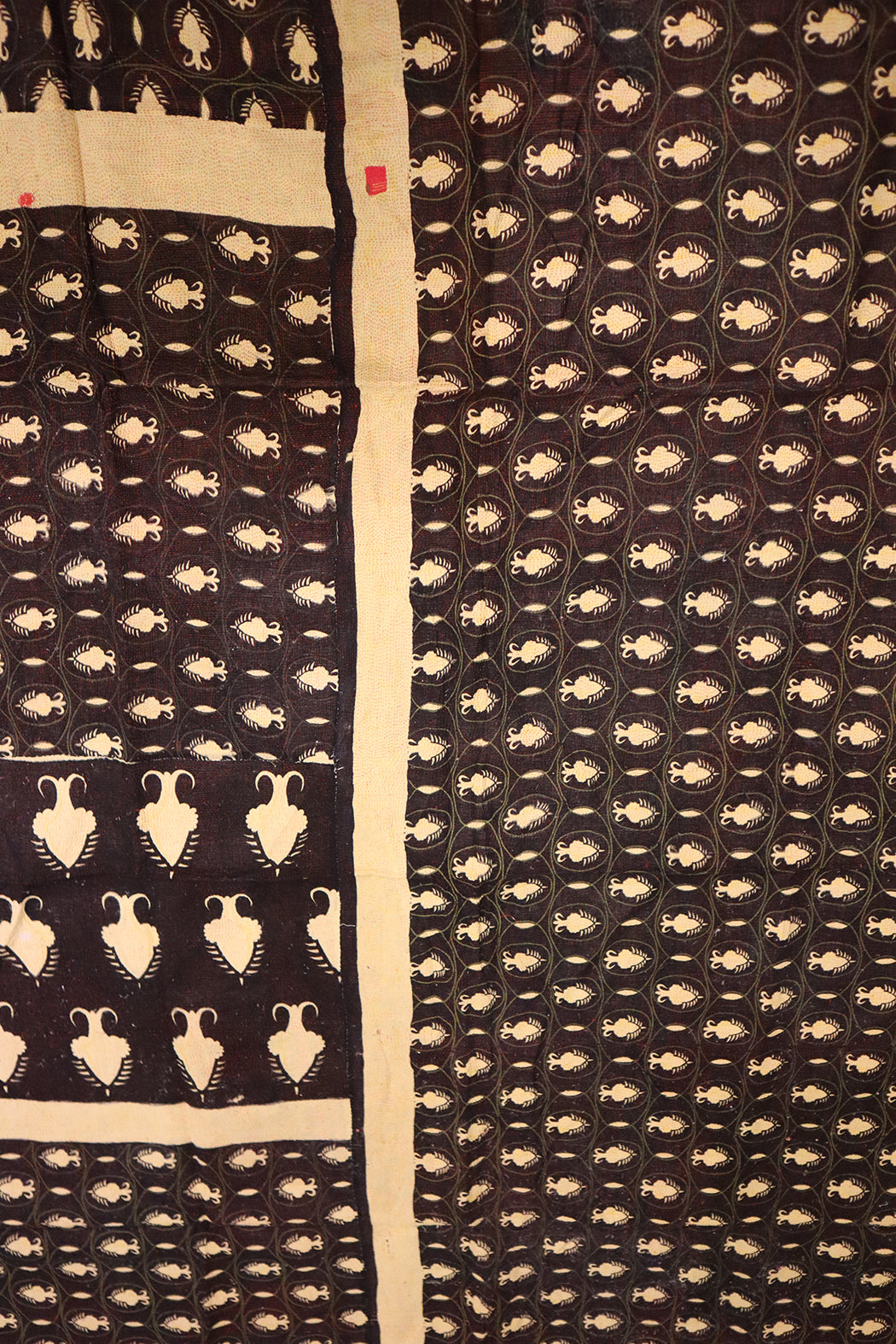 Kantha vintage tæppe – Håndsyet Recycled Bomuld | ca 210*140 cm | MASALA