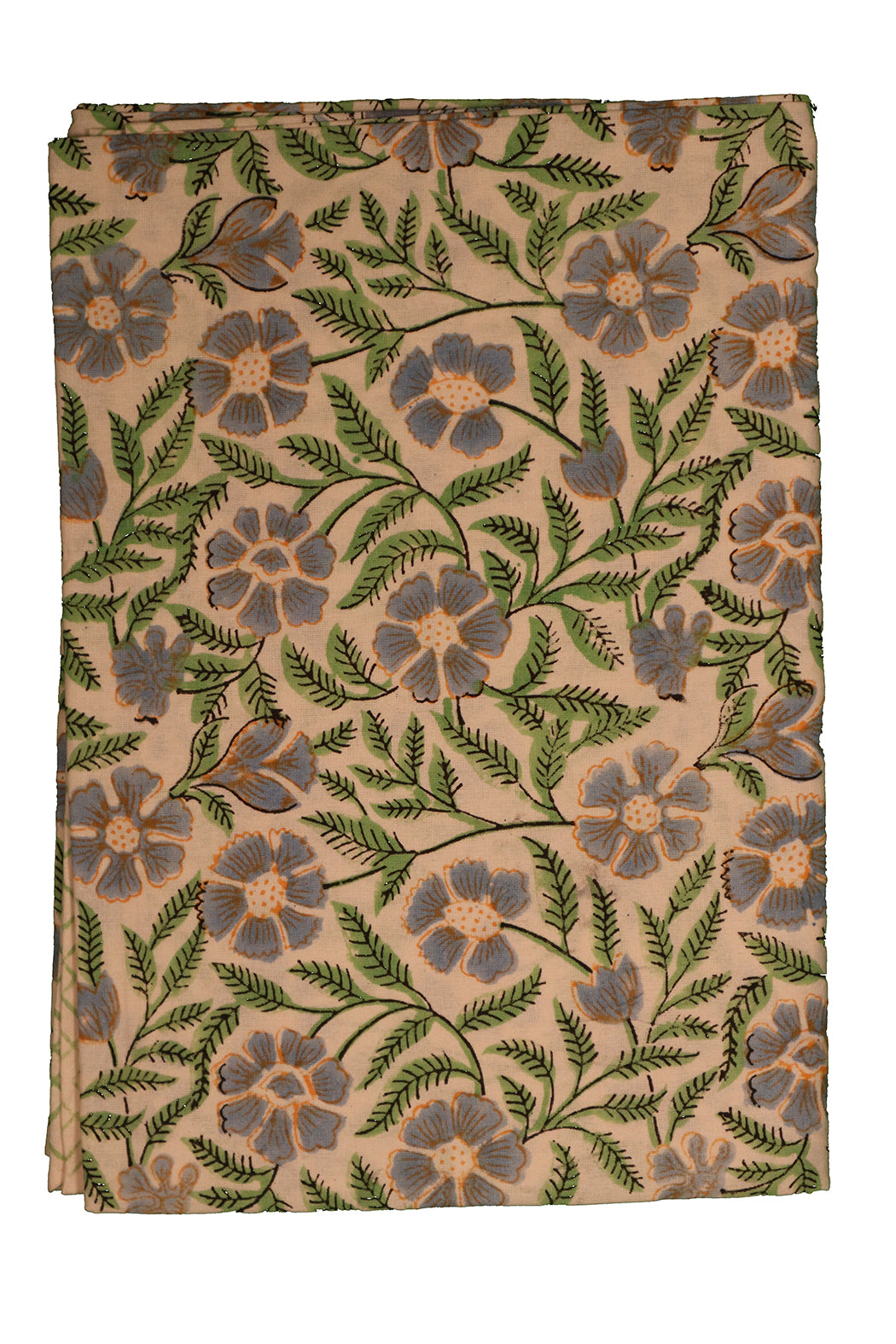 Tischdecke mit Blockdruck, 150 x 220 cm, Baumwolle