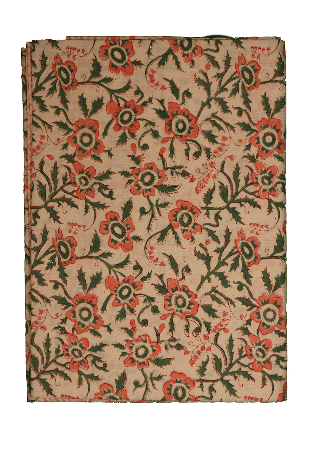 Tischdecke mit Blockdruck, 150 x 220 cm, Baumwolle