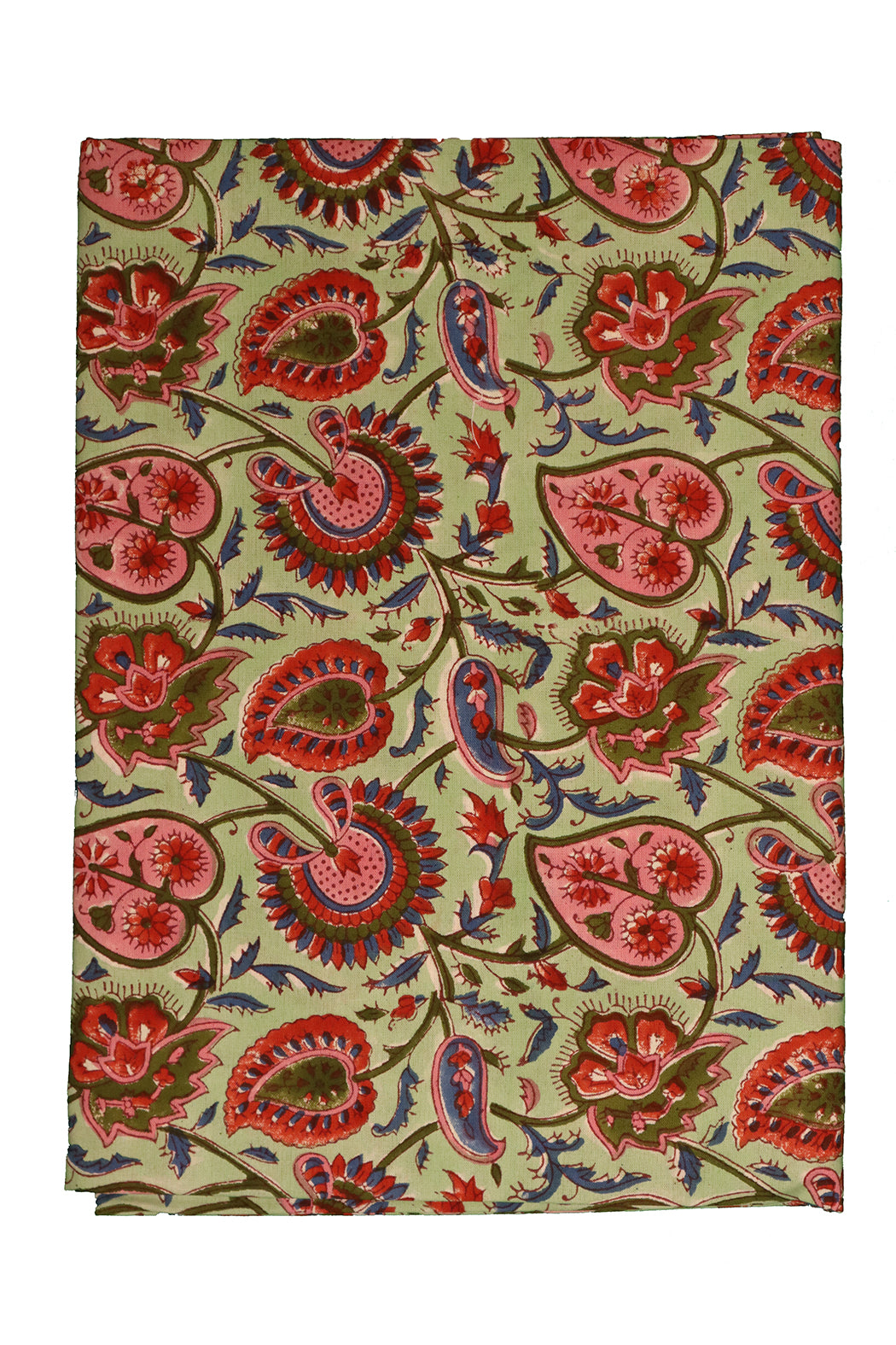 Blokprint Dug – Håndtrykt Bomuld | 150x220 cm | MASALA
