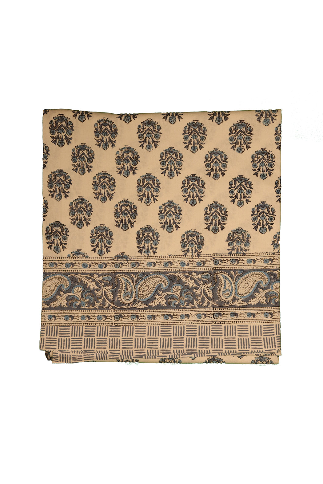 Blockprint Tischdecke – Handbedruckte Baumwolle | 170x350 cm | MASALA