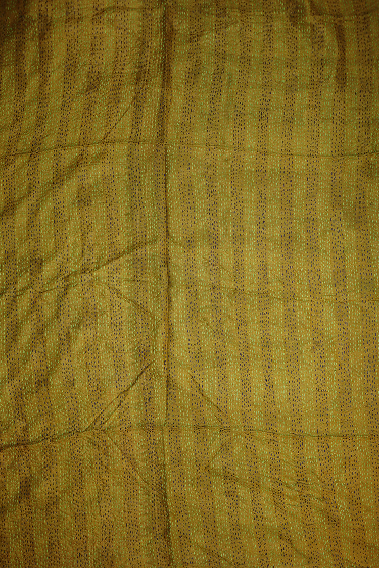Sari kantha silke tørklæde 85*190 cm