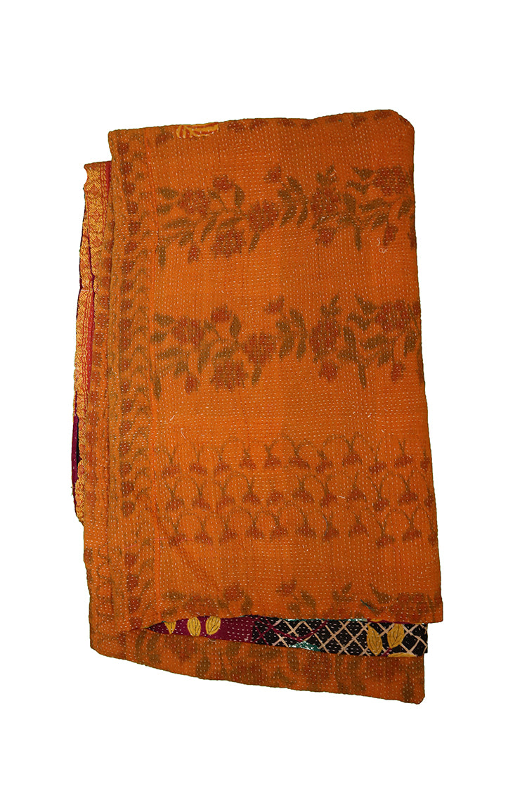Kantha Vintage Teppich ca. 140x210 cm, Baumwolle
