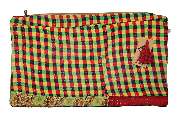 Sari vintage kantha cushion 30*50 cm