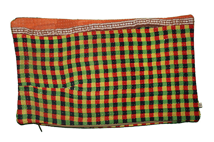 Sari vintage kantha cushion 30*50 cm