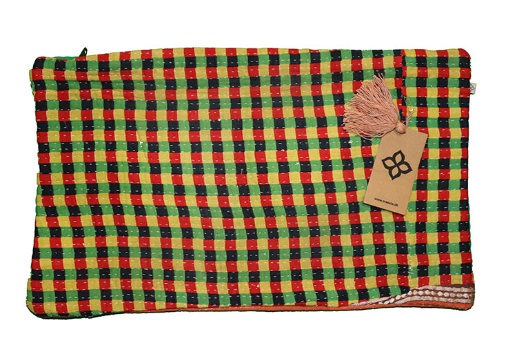 Sari vintage kantha cushion 30*50 cm