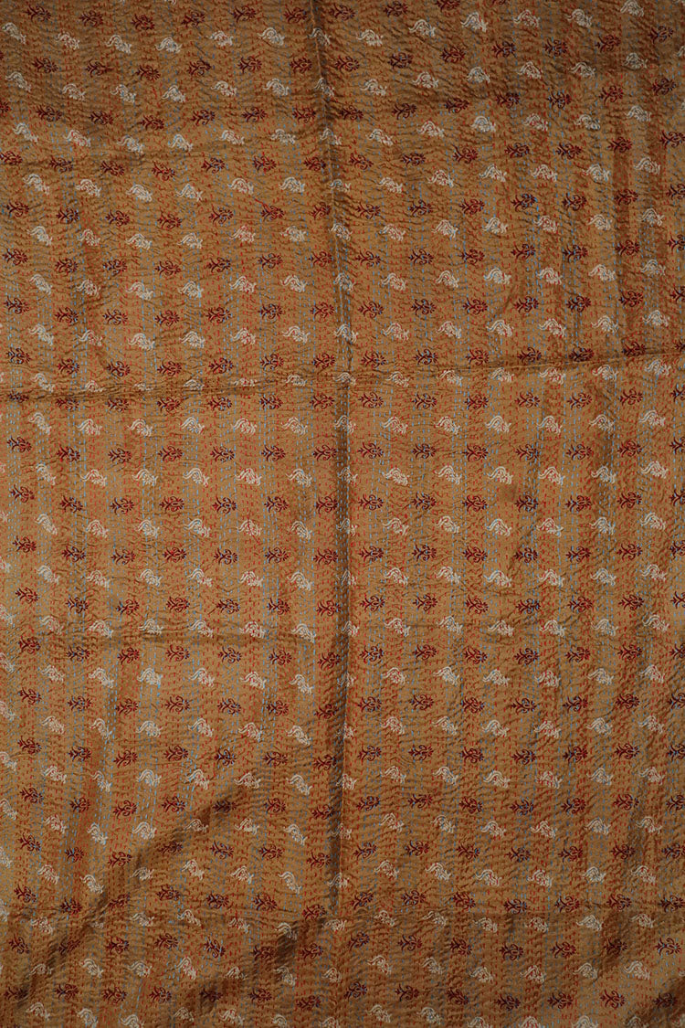 Sari kantha silke tørklæde 85*190 cm