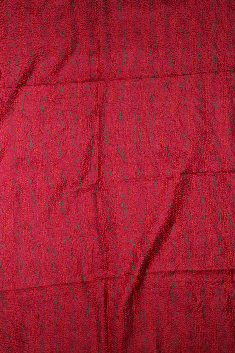 Sari kantha silke tørklæde 85*190 cm