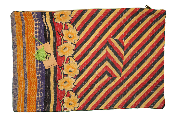 Sari vintage kantha pude 40*60 cm
