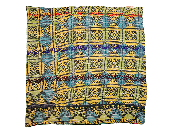 Sari vintage kantha pude 60*60 cm