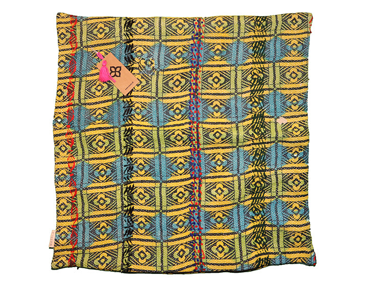Sari vintage kantha pude 60*60 cm