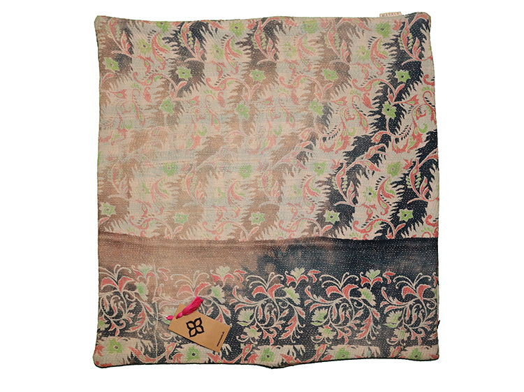 Sari vintage kantha pude 60*60 cm