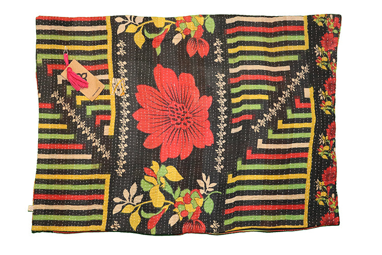 Sari Vintage Kantha Kissen 50*70 cm