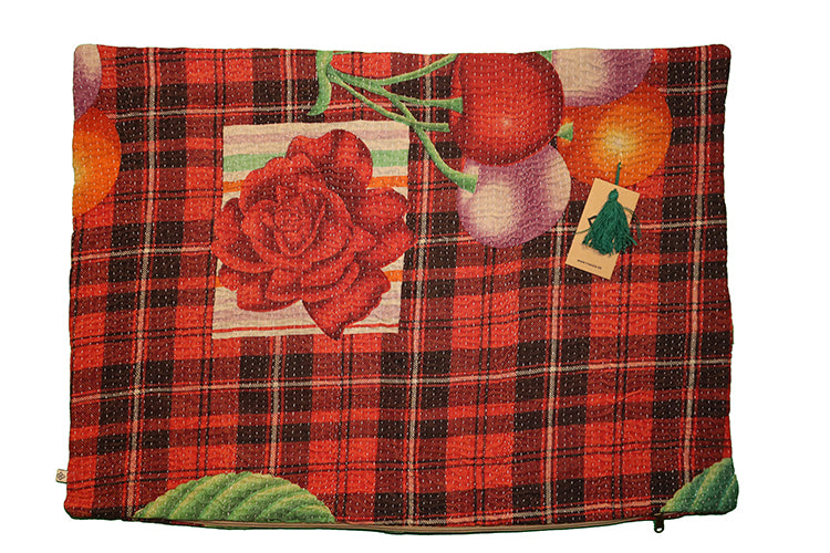 Sari Vintage Kantha Kissen 50*70 cm