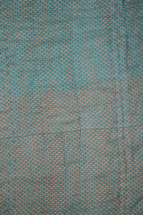 Vintage sari quilt , bomuld 140x100 cm