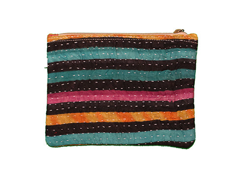 Kantha-Sari-Geldbörse 14*19 cm