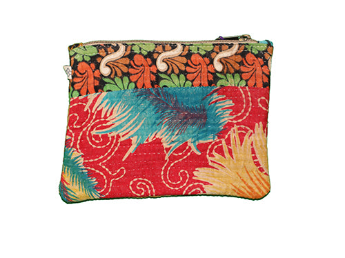 Kantha-Sari-Geldbörse 14*19 cm