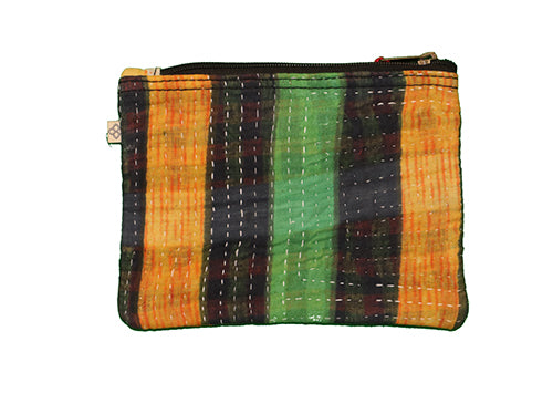Kantha-Sari-Geldbörse 14*19 cm