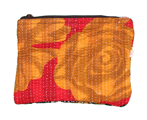 Kantha-Sari-Geldbörse 14*19 cm