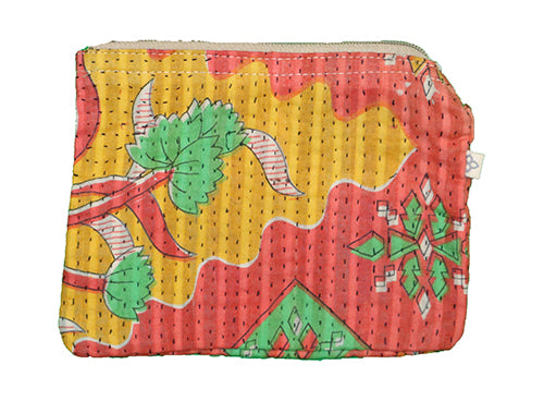 Kantha-Sari-Geldbörse 14*19 cm