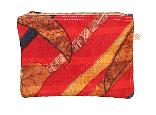 Kantha-Sari-Geldbörse 14*19 cm