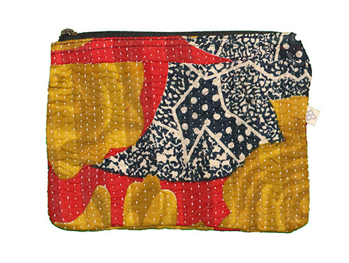 Kantha-Sari-Geldbörse 14*19 cm