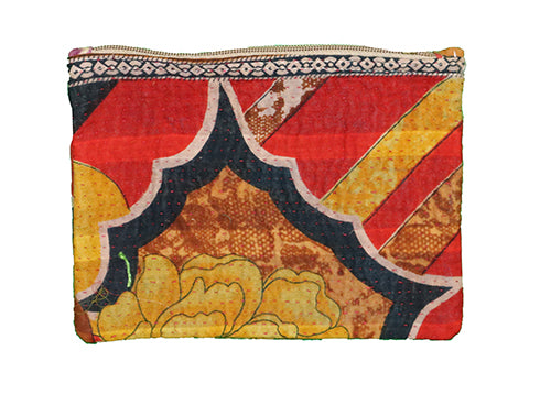 Kantha-Sari-Geldbörse 14*19 cm