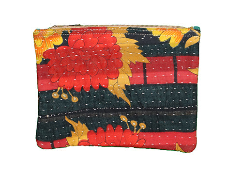 Kantha-Sari-Geldbörse 14*19 cm