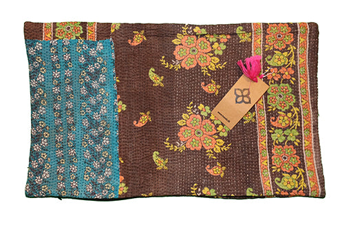 Sari Vintage Kantha Kissen 30*50 cm
