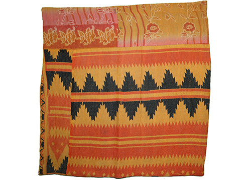Sari vintage kantha pude 60*60 cm