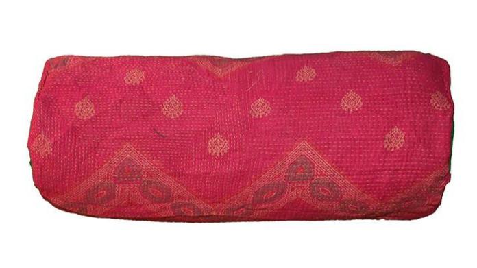 Sari vintage kantha pude 20*50 cm pølle
