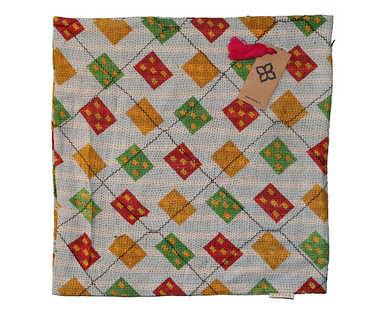 Sari vintage kantha cushion 45*45 cm