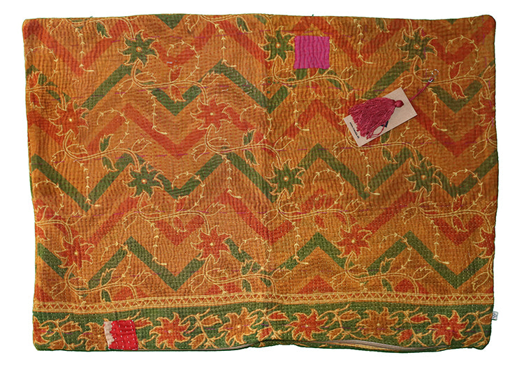 Sari Vintage Kantha Kissen 50*70 cm