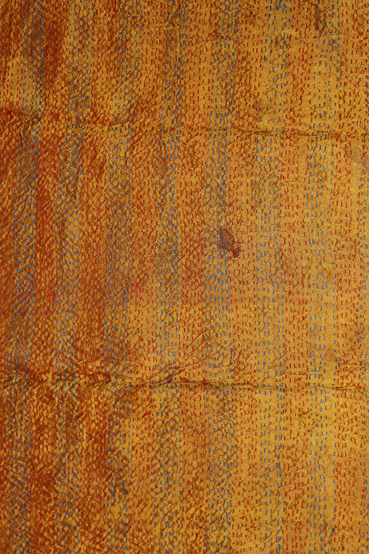 Sari-Kantha-Seidenschal 40*190 cm