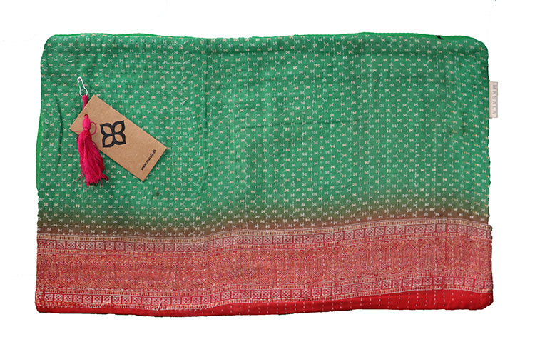 Sari vintage kantha cushion 30*50 cm