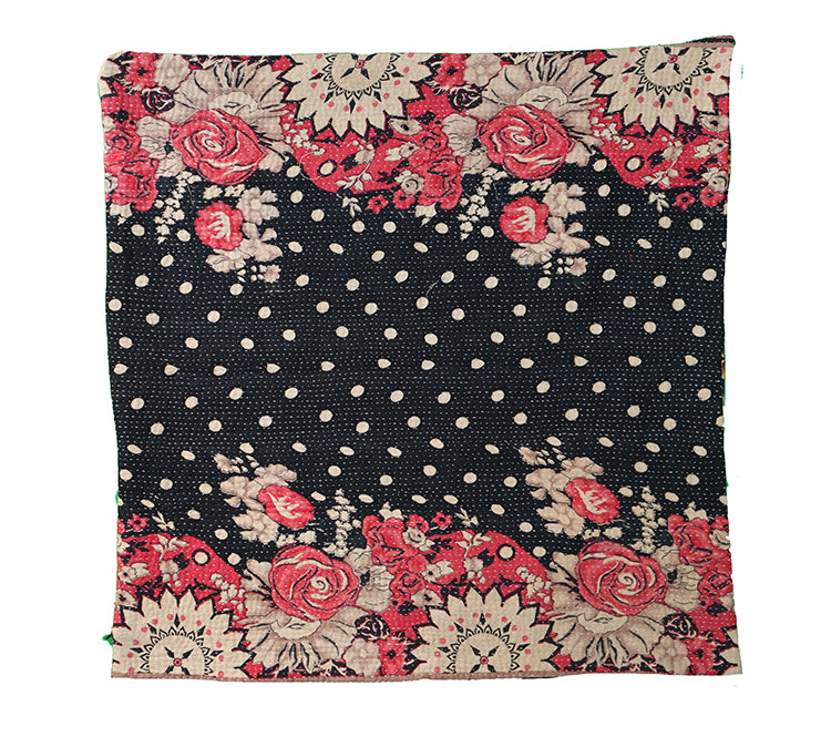 Sari vintage kantha pude 60*60 cm