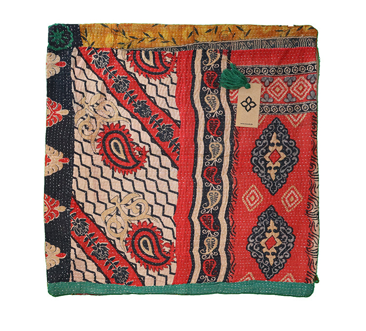 Sari vintage kantha pude 60*60 cm