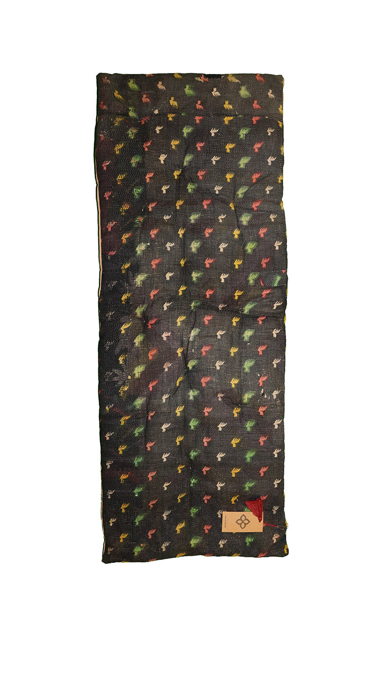 Kantha vintage bænkhynde 45*120 cm bomuld