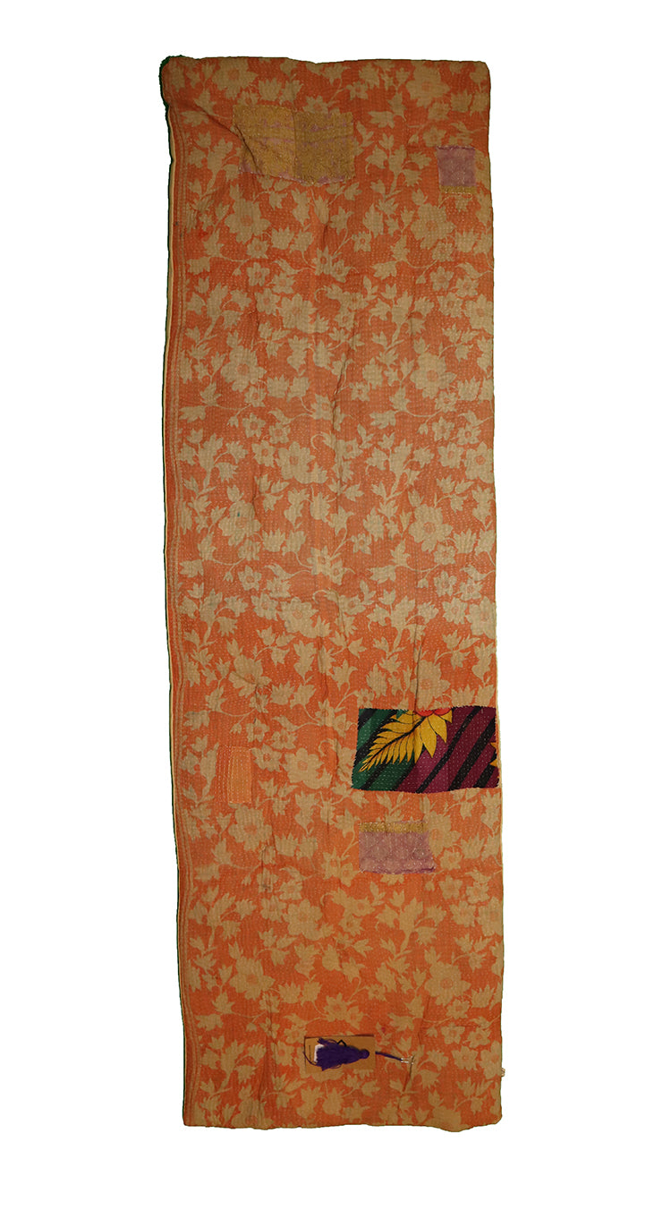 Kantha vintage bænkhynde 45*150 cm bomuld