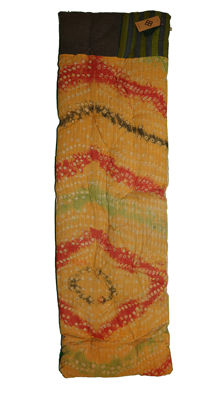 Kantha vintage bænkhynde 45*150 cm bomuld