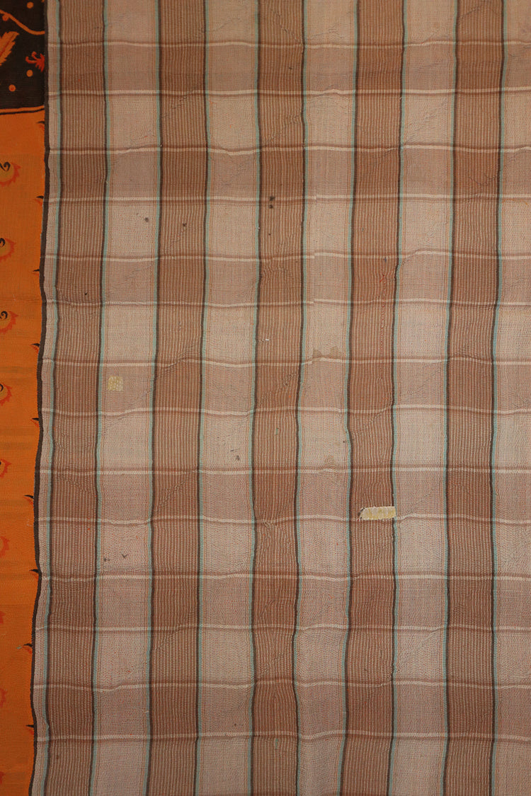 Kantha Vintage Teppich ca. 140x210 cm, Baumwolle