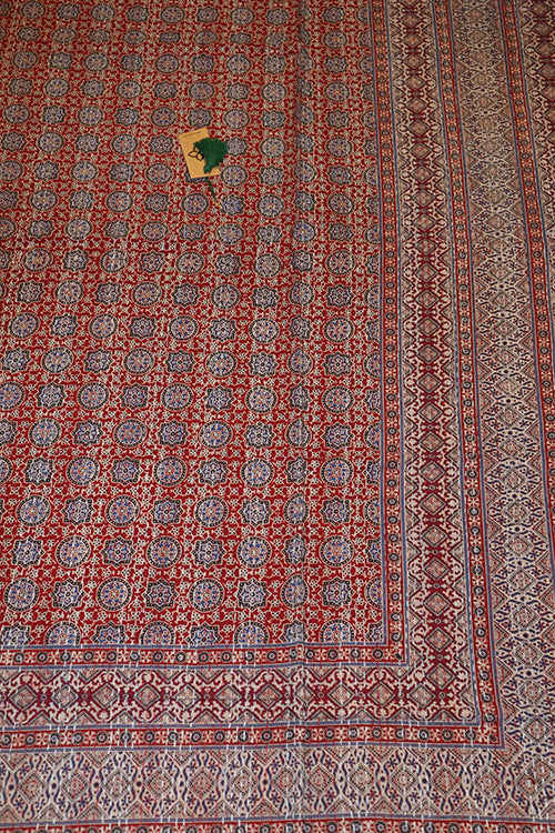 Kantha bedspread 270x220, azrak print